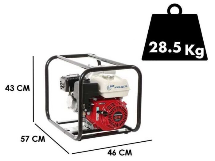 Motopompe d’irrigation thermique AGT 3″ GX200 – Image 2